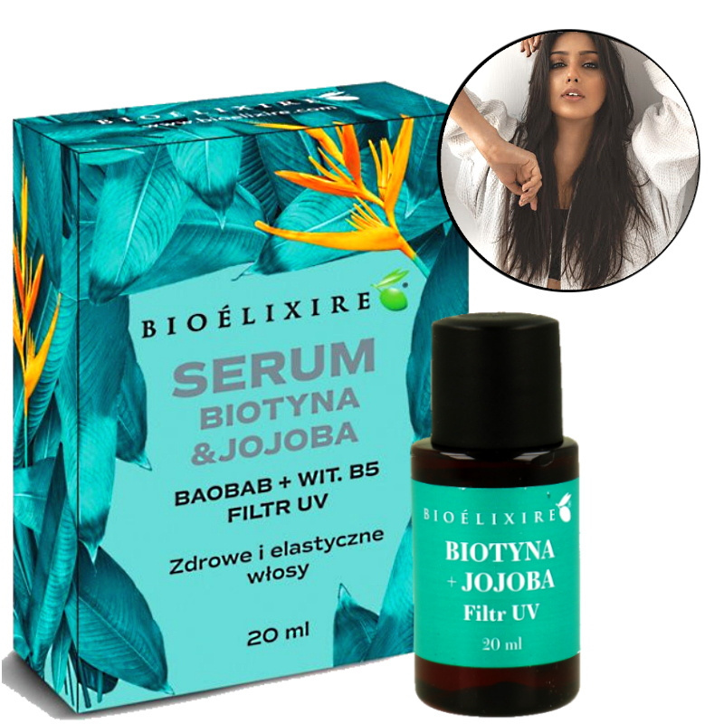 Bioelixire Biotyna Jojoba serum wzmacniające włosy