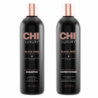 CHI Luxury Black Seed Oil Zestaw pielęgnacyjny do włosów z olejkiem z czarnuszki