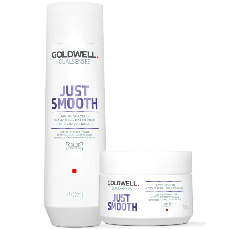 Goldwell Just Smooth szampon 250ml + maska 200ml
