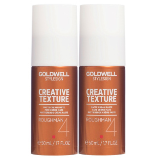 Goldwell StyleSign Texture Roughman 4 Kremowa pasta matująca do włosów 50ml x2