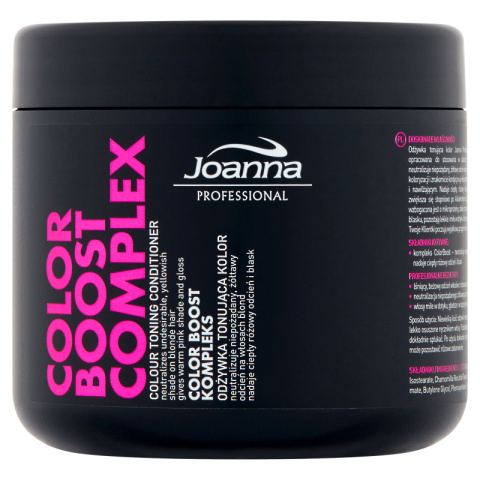 Joanna Color Boost odżywka tonująca kolor różowa 500g