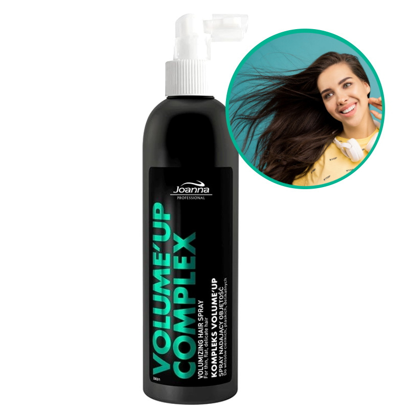 Joanna Professional spray nadający objętość, do włosów cienkich, płaskich, delikatnych, 300 ml