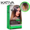 Kativa Keratin Xtra Shine nanoplastia, keratynowe prostowanie dla włosów matowych, nadające blasku