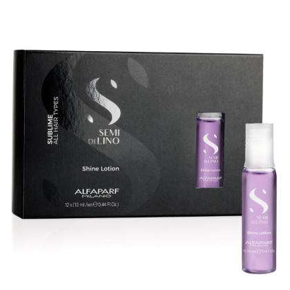 Alfaparf Semi Di Lino Sublime Shine Lotion ampułki do włosów 12x13ml