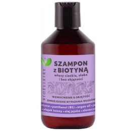 Bioelixire szampon z biotyna do włosów cienkich, słabych i bez obętości 300ml