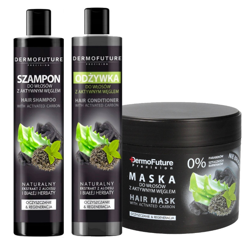 Dermofuture szampon do włosów z aktywnym węglem 250ml