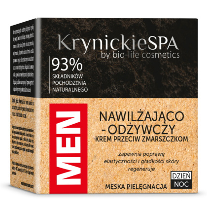 Krynickie SPA MEN Krem przeciwzmarszczkowy na dzień i na noc 50 ml