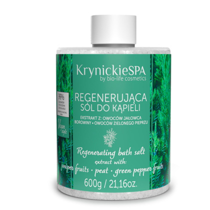 Krynickie SPA sól do kąpieli czarna sosna 600g