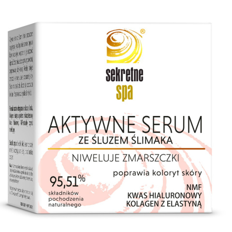 Sekretne SPA Aktywne serum ze śluzem ślimaka 50ml