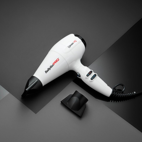 Babyliss PRO Suszarka do włosów Caruso 2400W biała