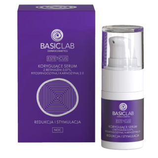 BasicLab serum korygujące z retinalem 0,07%, fitosfingozyną i karnozyną 2.0 15ml