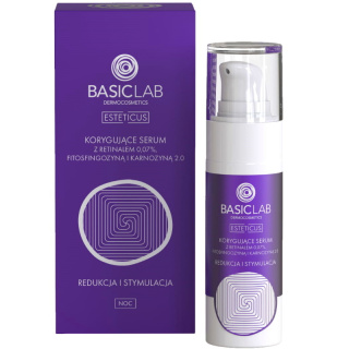 Basiclab serum korygujące z retinalem 0,07%, fitosfingozyną i karynozyną 2.0 30ml