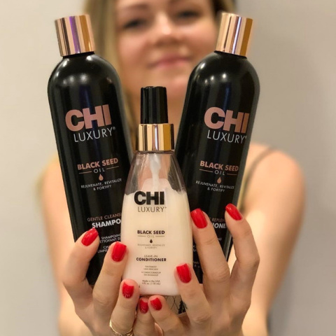 CHI Luxury Black Seed Oil Zestaw pielęgnacyjny do włosów z olejkiem z czarnuszki