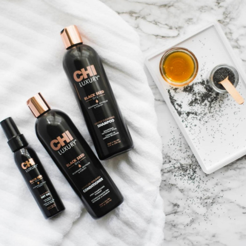 CHI Luxury Black Seed Oil Zestaw pielęgnacyjny do włosów z olejkiem z czarnuszki