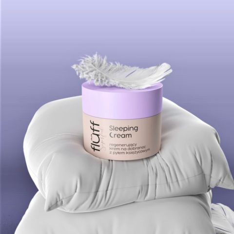 Fluff Sleeping Cream regenerujący krem na noc z pyłem księżycowym 50ml