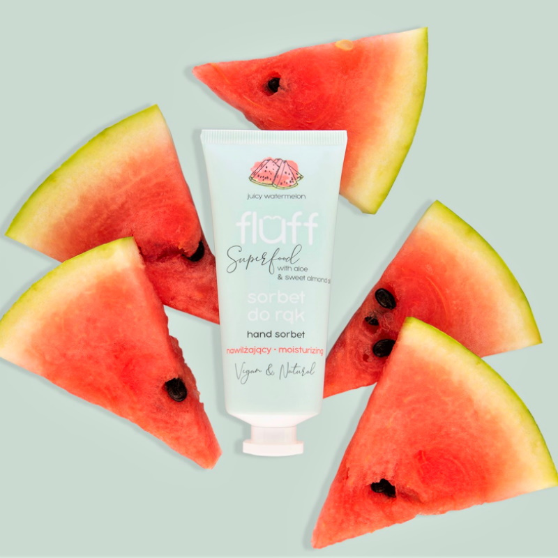 Fluff Sorbet do rąk Soczysty arbuz 50ml Fluff Sorbet do rąk Soczysty arbuz 50ml