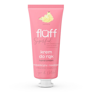 Fluff krem do rąk ultra-nawilżający banan