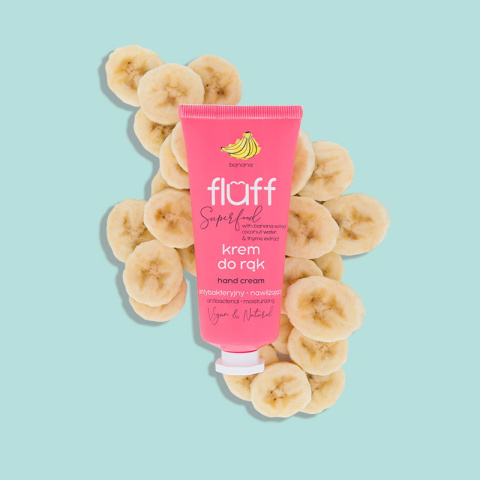 Fluff krem do rąk ultra-nawilżający banan