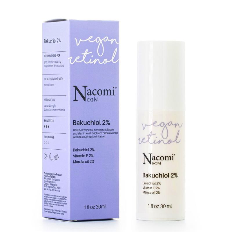 Nacomi Next Level Bakuchiol 2% Serum z bakuchiolem 30ml