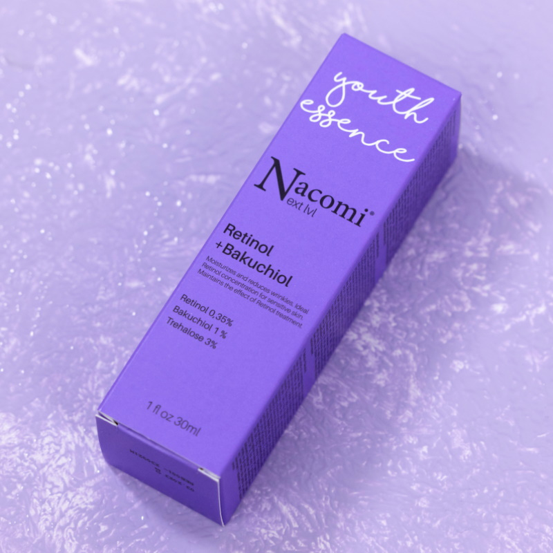 Nacomi Next Level serum przeciwstarzeniowe retinol 0,35% + bakuchiol 1% 30ml