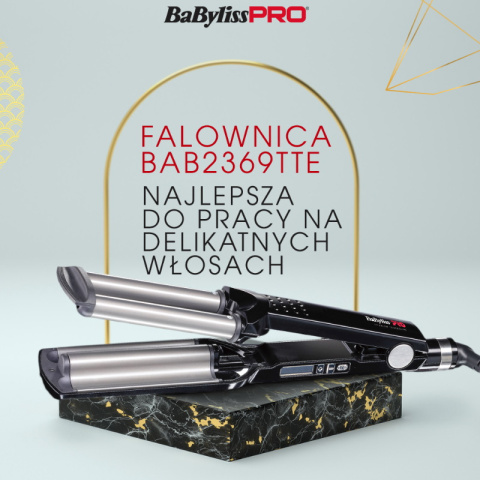 Babyliss PRO BAB2369TTE Falownica do włosów z jonizacją