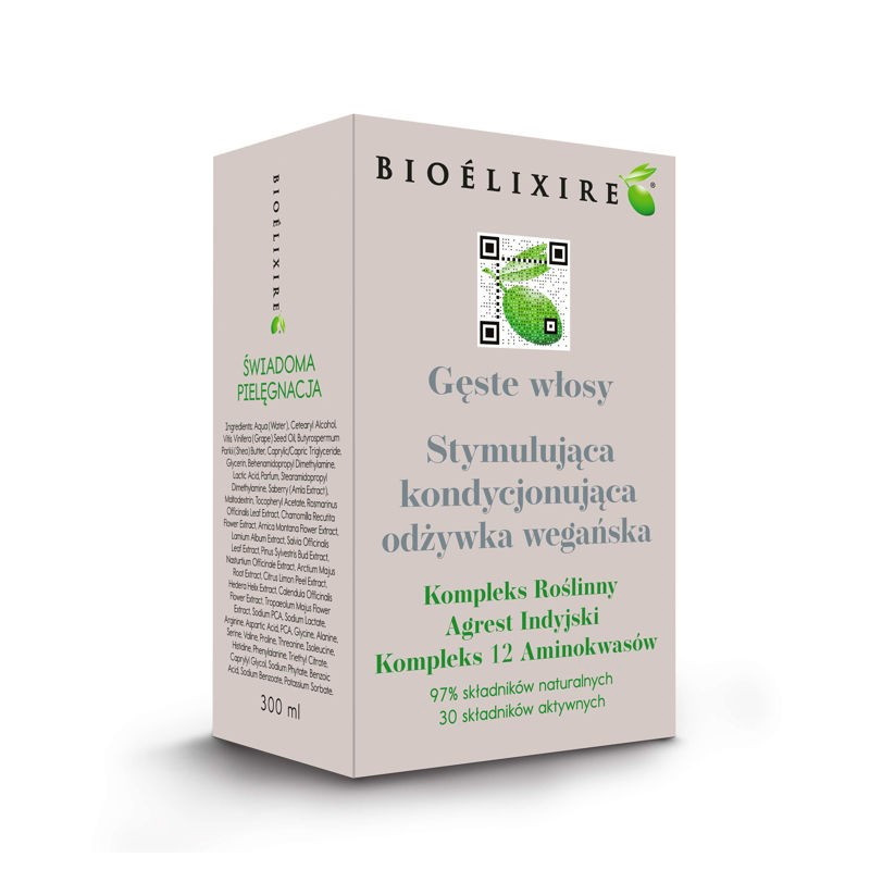 Bioelixire Gęste włosy odżywka wegańska 300ml