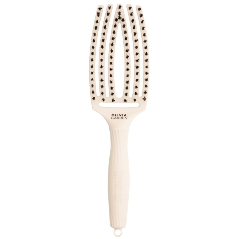 Olivia Garden Fingerbrush Bloom Edelweiss Szczotka do rozczesywania i masażu z włosiem dzika Olivia Garden Fingerbrush Bloom Edelweiss Szczotka do rozczesywania i masażu z włosiem dzika