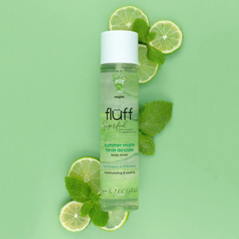 Fluff Tonik nawilżający i chłodzący do ciała - letnie mojito 200 ml