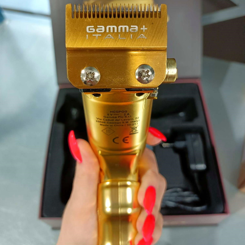 Gamma + Piu golden gun maszynka do włosów Barber mocna Fade