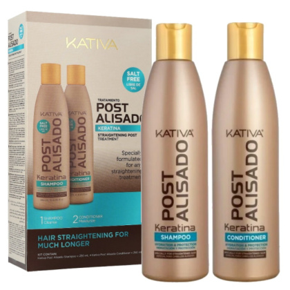 Kativa Alisado Post Zestaw po keratynowym prostowaniu 2x250ml