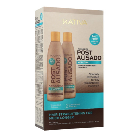 Kativa Alisado Post Zestaw po keratynowym prostowaniu 2x250ml