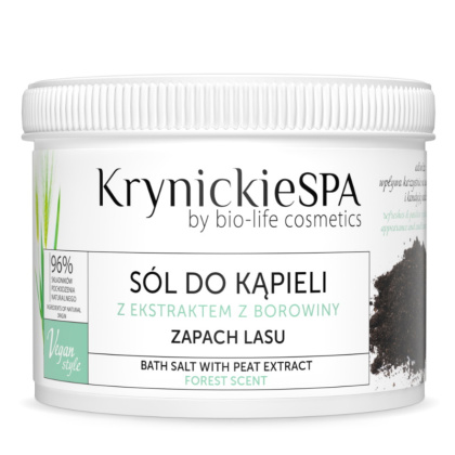 Krynickie SPA Sól borowinowa do kąpieli z ekstraktem z borowiny 500 g