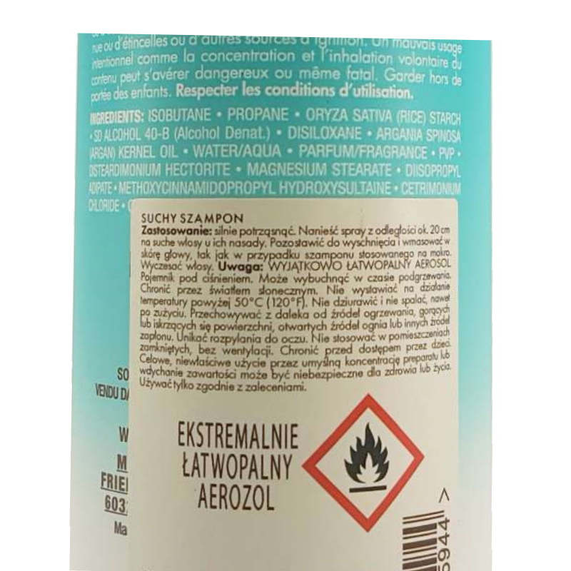 Moroccanoil Dry Shampoo, suchy szampon do włosów jasnych 205ml Moroccanoil Dry Shampoo, suchy szampon do włosów jasnych 205ml