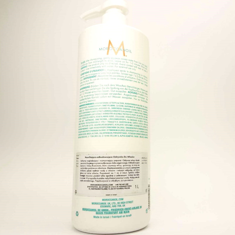 Moroccanoil Repair Conditioner, odżywka nawilżająco-odbudowująca do włosów 1000 ml