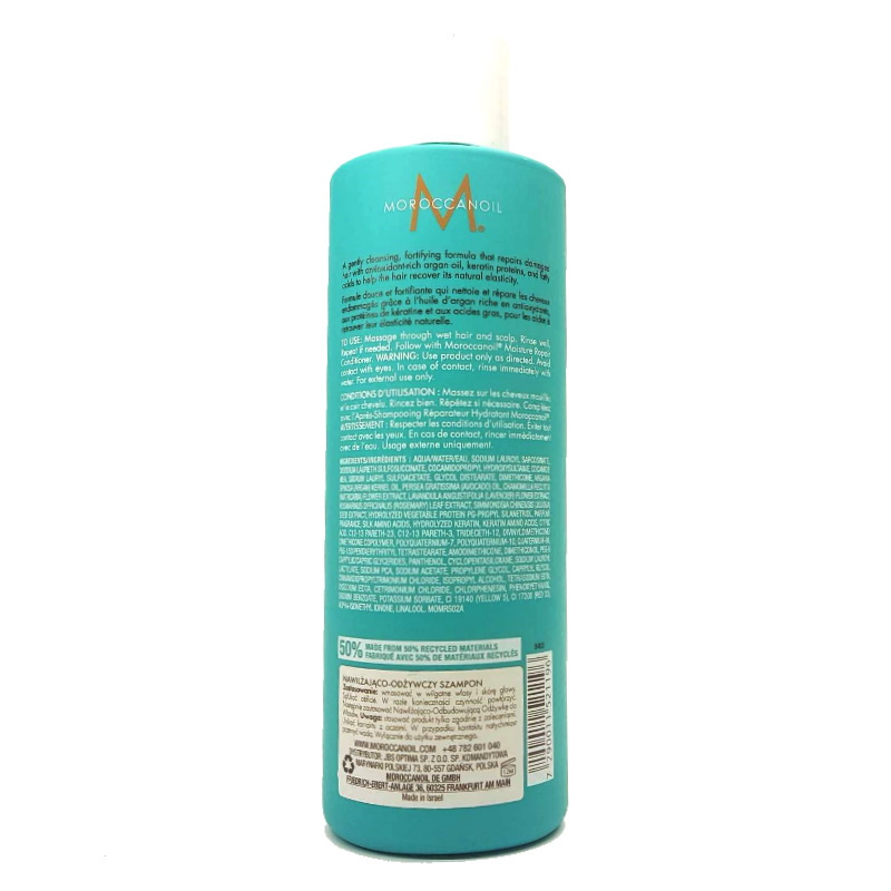Moroccanoil Repair, szampon nawilżająco-odżywczy do włosów zniszczonych 250 ml