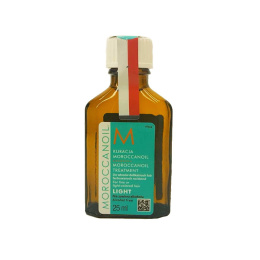 Moroccanoil Treatment Light, olejek do włosów farbowanych, delikatnych, kuracja 25ml