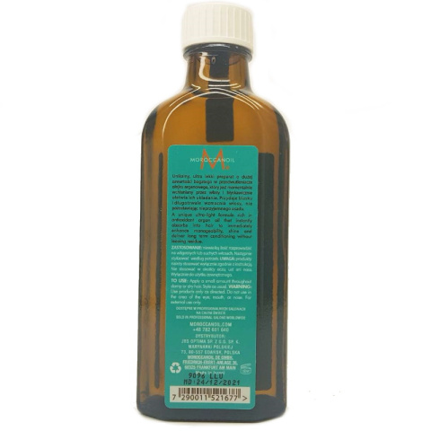 Moroccanoil Treatment Light, olejek lekka kuracja do włosów farbowanych, delikatnych 100ml