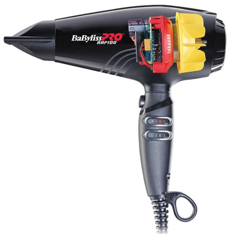 Babyliss Pro Rapido Suszarka do włosów z jonizacją 2200W, BAB7000IE