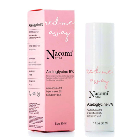 Nacomi Next Level Azeloglycine 5% Serum kojące do cery naczynkowej