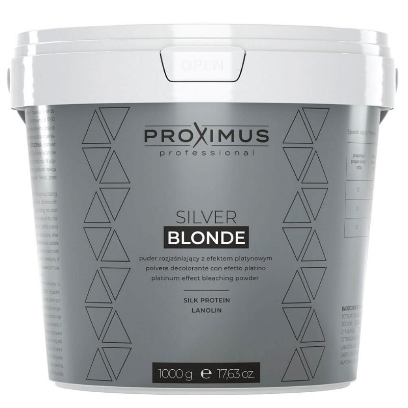 Proximus Rozjaśniacz Silver Blonde bezpyłowy chłodny blond 1kg