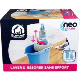 Elephant Neo Pulse mop, zestaw do mycia podłóg z wiadrem