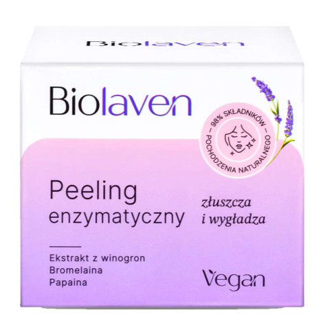 Złuszczajacy delikatny peeling enzymatyczny do twarzy Biolaven 45ml