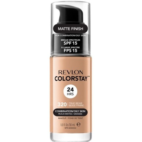 Revlon ColorStay Makeup for Combination/Oily Skin SPF15 podkład do cery mieszanej i tłustej 320 True Beige 30ml