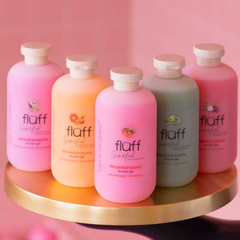 Fluff Żel pod prysznic do mycia ciała brzoskwinia i grejpfrut 500ml