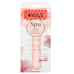 Killys Spa Roller do masażu ciała ujędrnia pobudza krążenie różowy