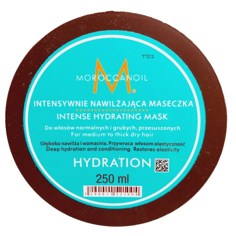 Moroccanoil Hydration, maska intensywnie nawilżająca do włosów 250 ml Moroccanoil Hydration, maska intensywnie nawilżająca do włosów 250 ml