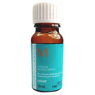 Moroccanoil Treatment Light, olejek lekka kuracja do włosów farbowanych, delikatnych 10ml