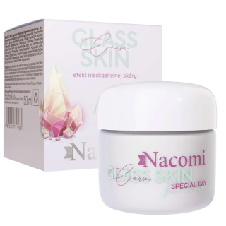 Nacomi Wygładzajacy i nawilżający krem do twarzy Glass Skin 50ml