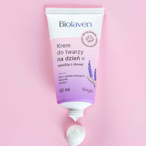 Nawilżający krem do twarzy na dzień Biolaven 50ml