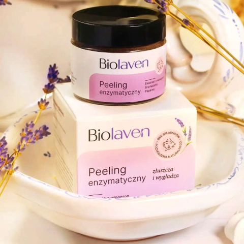 Złuszczajacy delikatny peeling enzymatyczny do twarzy Biolaven 45ml